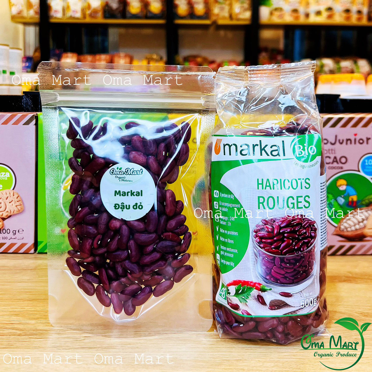 Đậu Đỏ Hữu Cơ Kidney (Đậu thận) Markal 500g