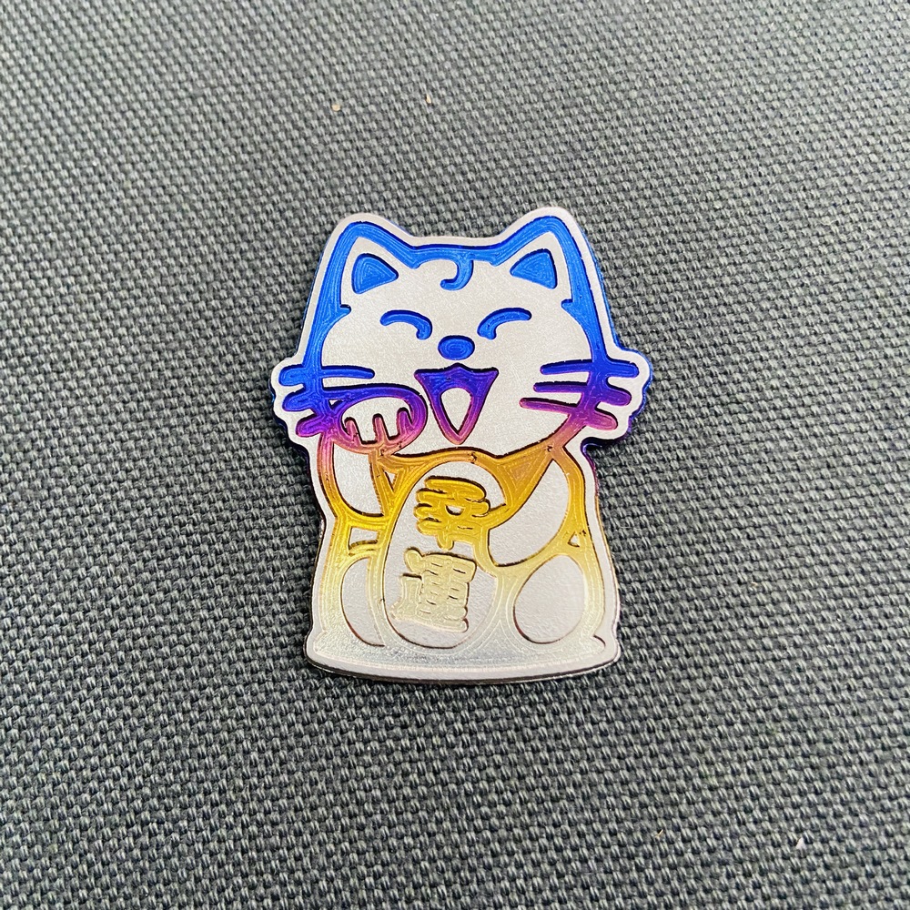 [HCM][XUỐNG TIỀN] TEM LOGO TITAN MÈO MAY MẮN TRANG TRÍ XE KEO 3M CỰC DÍNH (1 LOGO MINI)