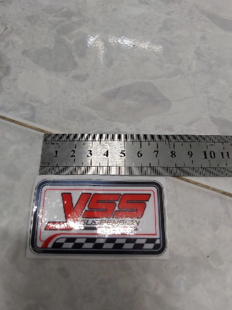 Combo 2 Tem Decal YSS Trong Suốt Dán Xe, Dán Phuộc Giá Rẻ