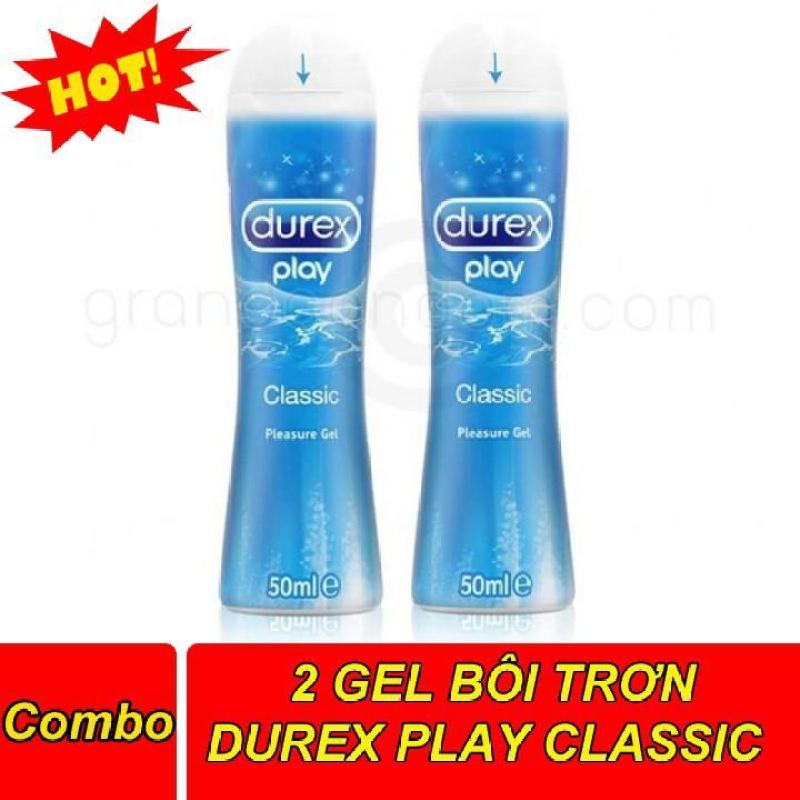 Combo 2 chai Gel bôi trơn Durex Play Classic 50ml trơn tự nhiên nhập khẩu