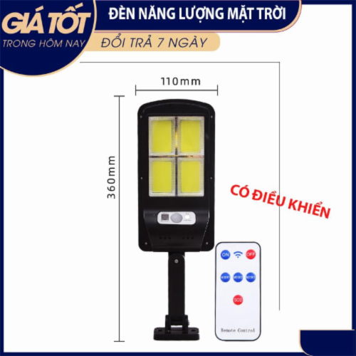 Đèn led năng lượng mặt trời, đèn năng lượng mặt trời chiếu đường, bóng cảm ứng, 120cod siêu sáng, có điều khiển từ xa, đèn 120 led,đèn led, đèn led tích điện, đèn cảm ứng năng lượng mặt trời