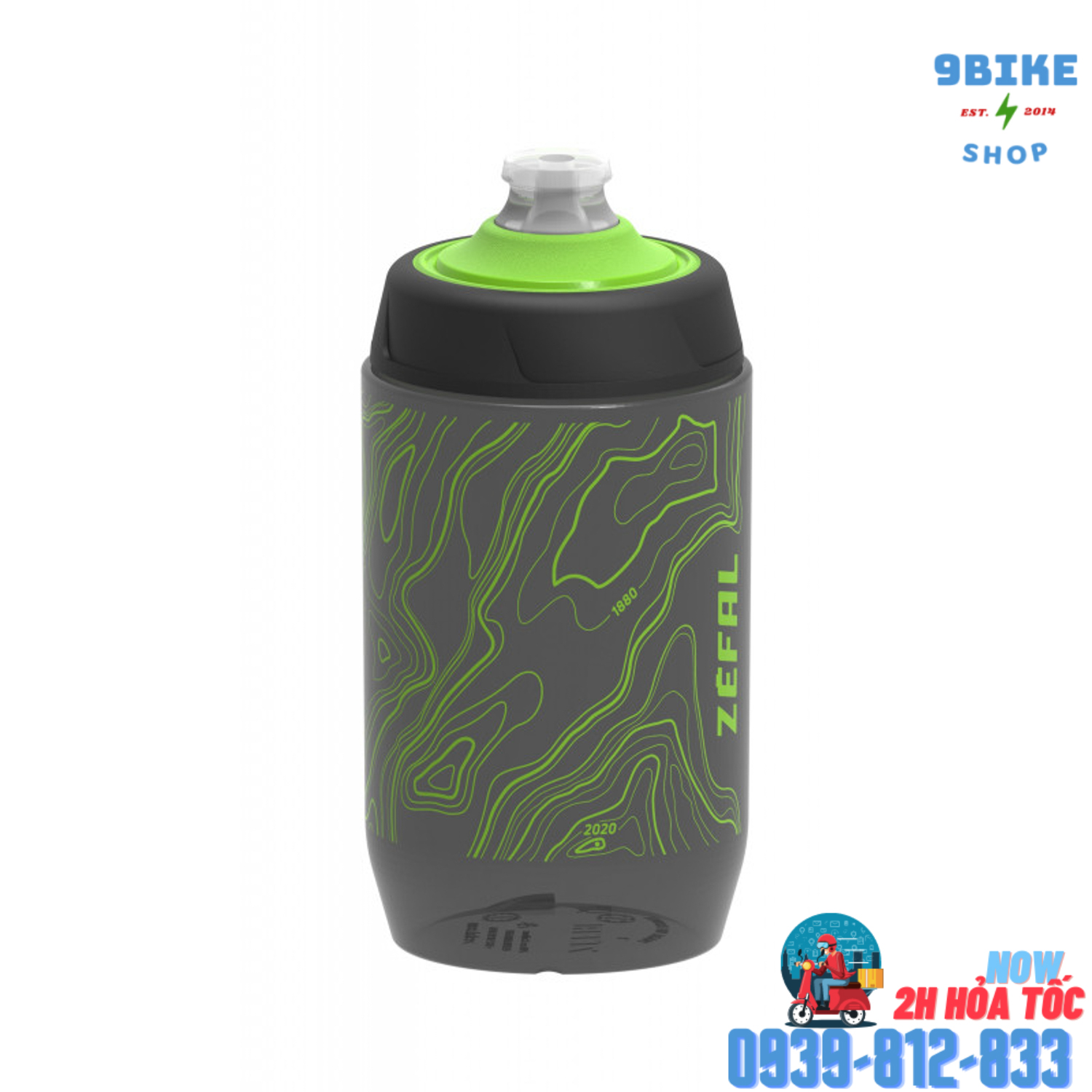 Bình nước xe đạp nhỏ gon Zefal Sense Pro 500ml