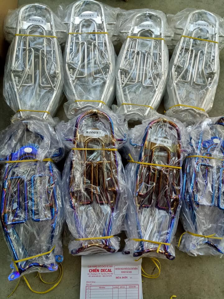 Ba ga titan lắp xe winer x