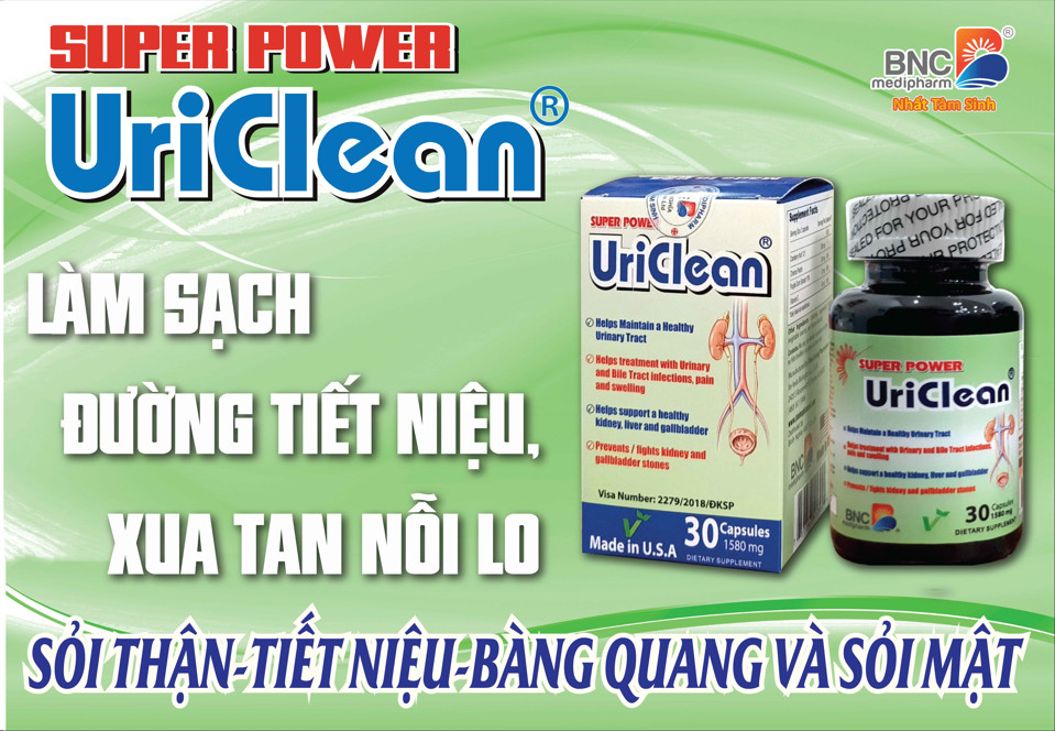 Super Power Uriclean - Giúp tan sỏi thận