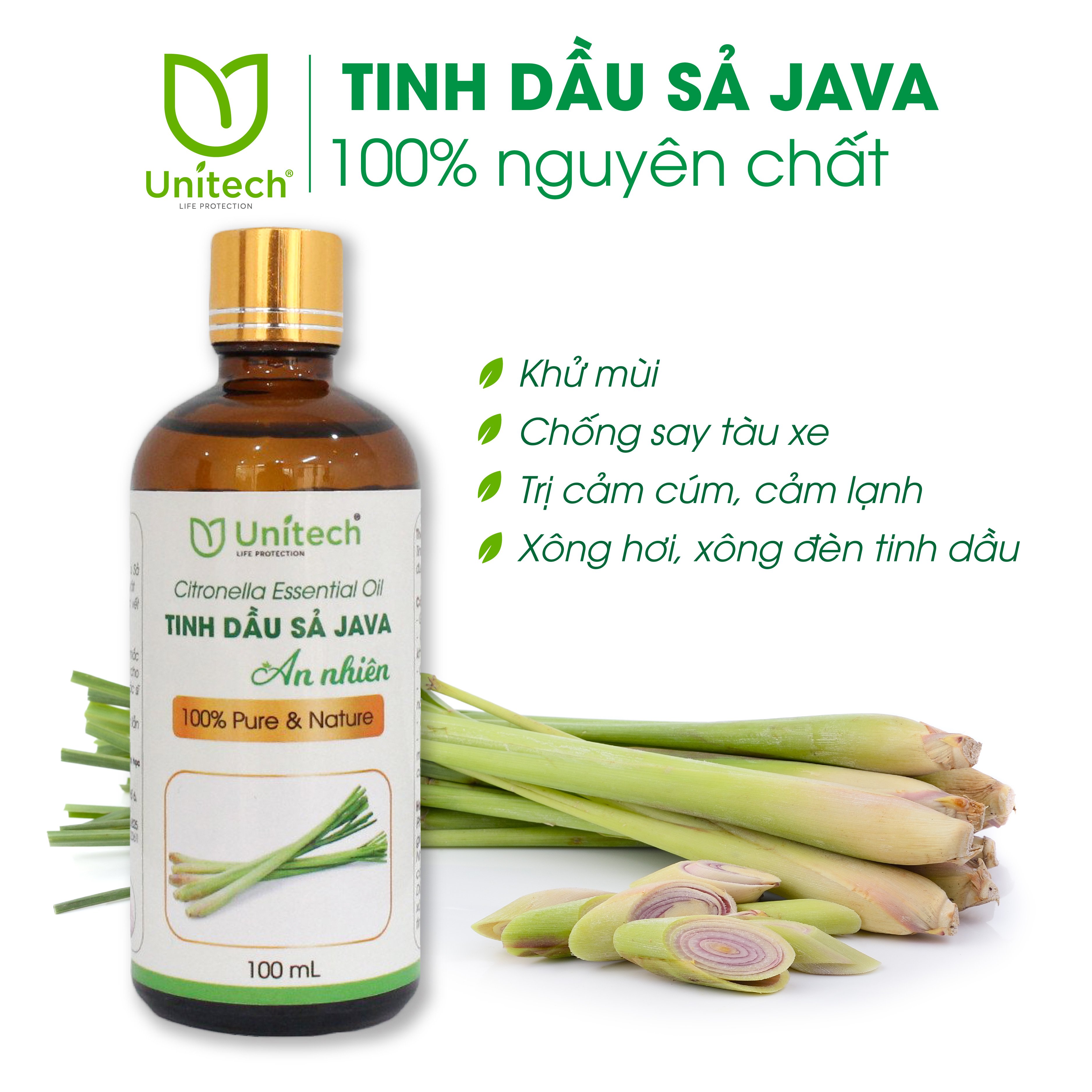TINH DẦU SẢ JAVA AN NHIÊN 10ML CÓ GIẤY KIỂM ĐỊNH