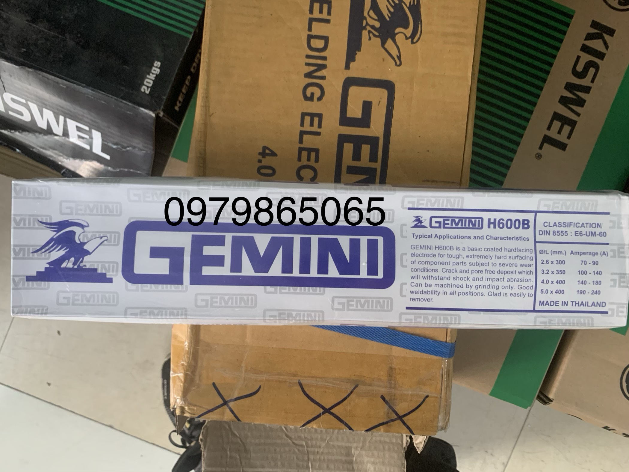 5kg que hàn chống mài mòn H600b gemini thái lan