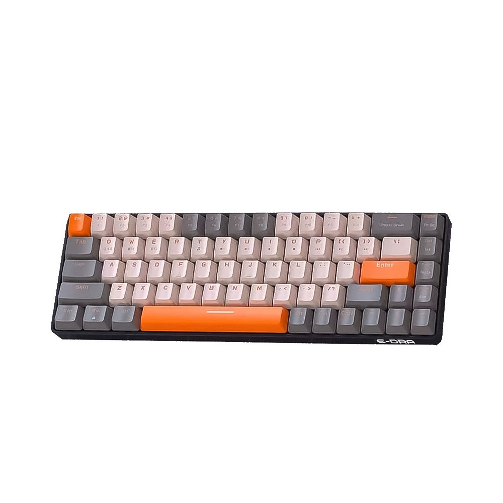 Bàn phím cơ không dây e-dra ek368l alpha/beta - bảo hành 24 tháng