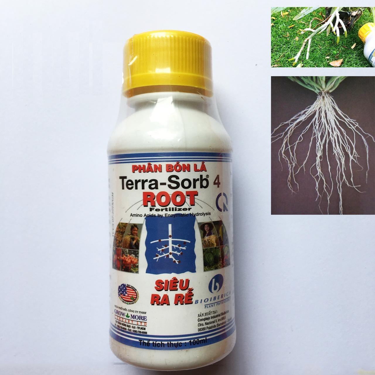 Phân Bón Lá Siêu Ra Rễ Terra - Sorb 4 Root Chai 100ml