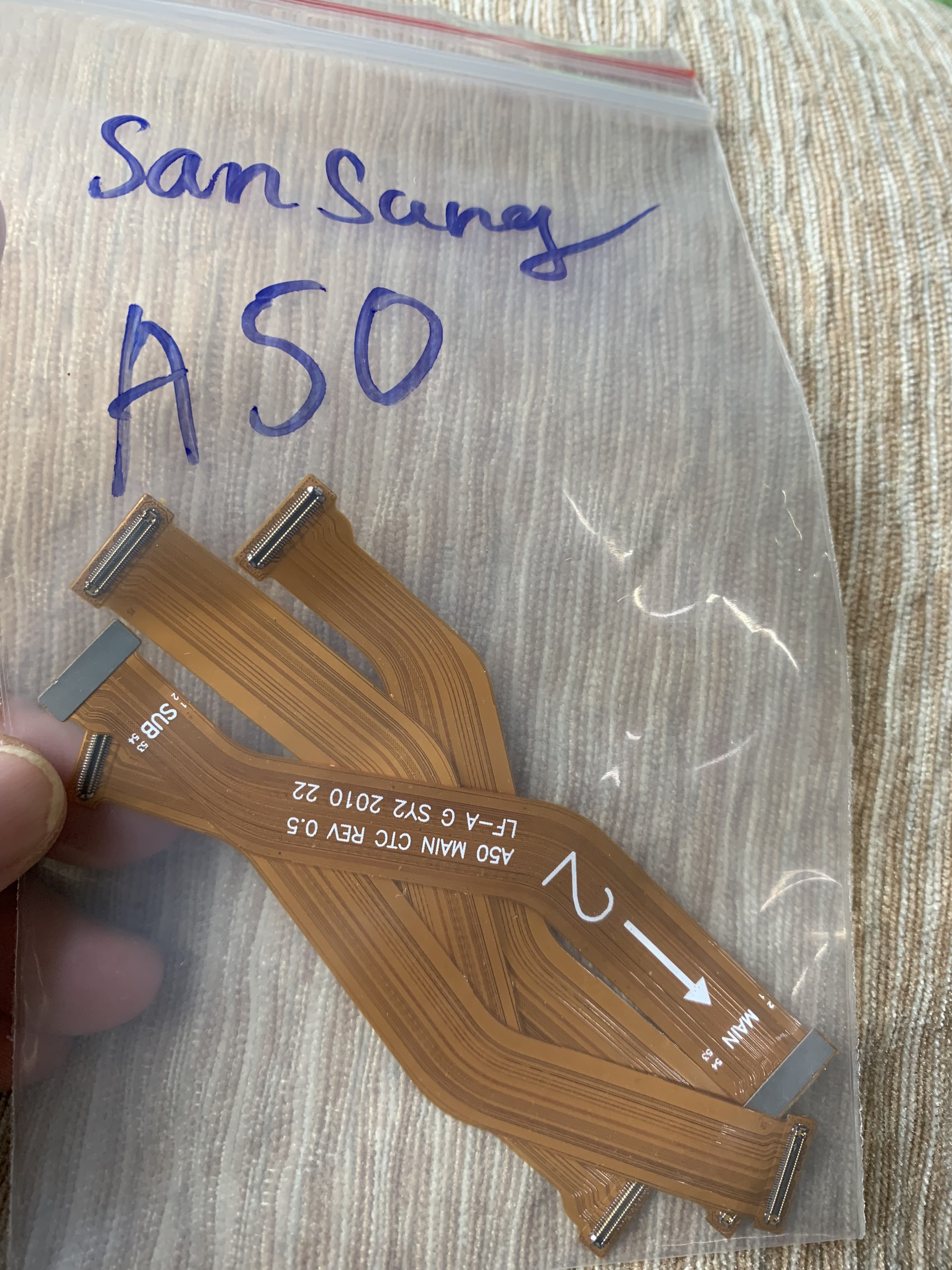 Cáp nối main, cáp nối bo sạc zin samsung A50