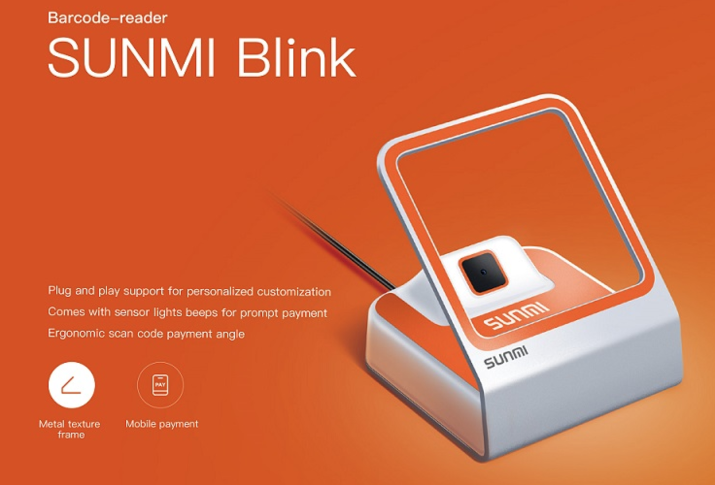 Online Mall - Máy quét mã vạch Sunmi Blink