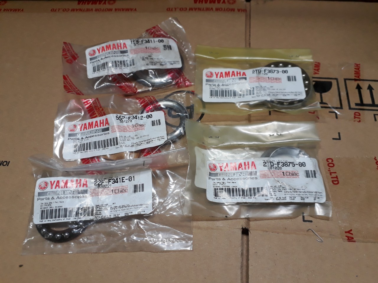 Bộ chén cổ yamaha chính hãng dành cho các dòng xe