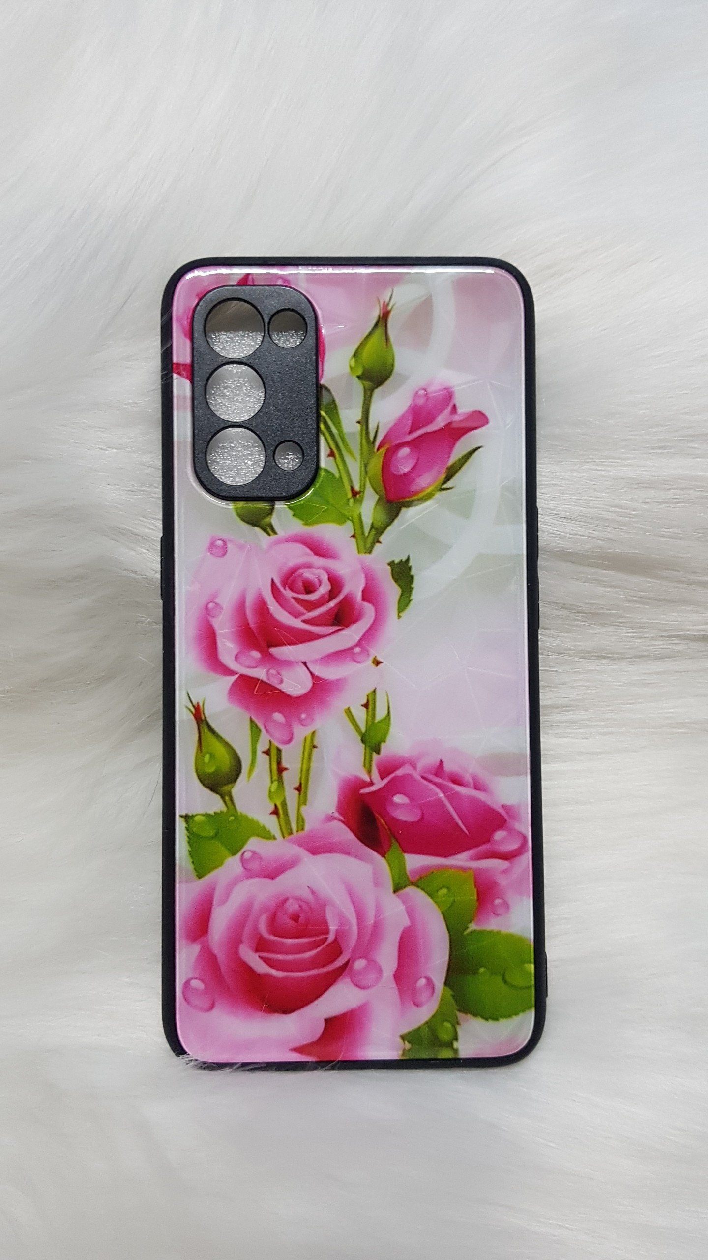 " MUA 1 TẶNG 1" OPPO RENO 5 - Ốp lưng viền nhựa dẻo lưng đá 3D cho máy OPPO RENO 5