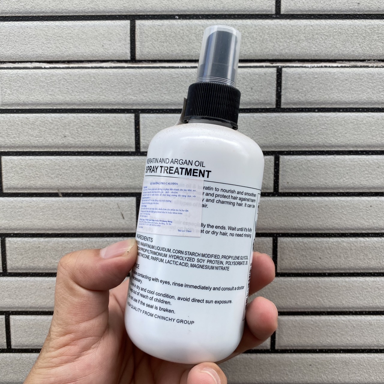 [HCM]Xịt dưỡng tóc Calodia Keratin Spray siêu mềm mượt 250ml