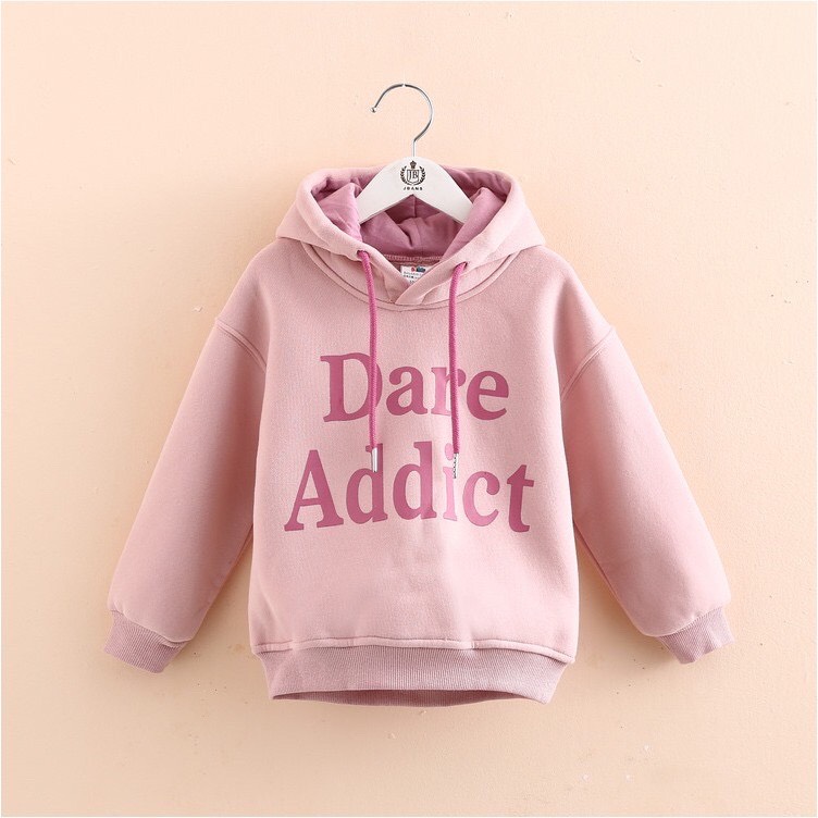 Áo nỉ hoodie thời trang cho bé 2-16 tuổi - DARE