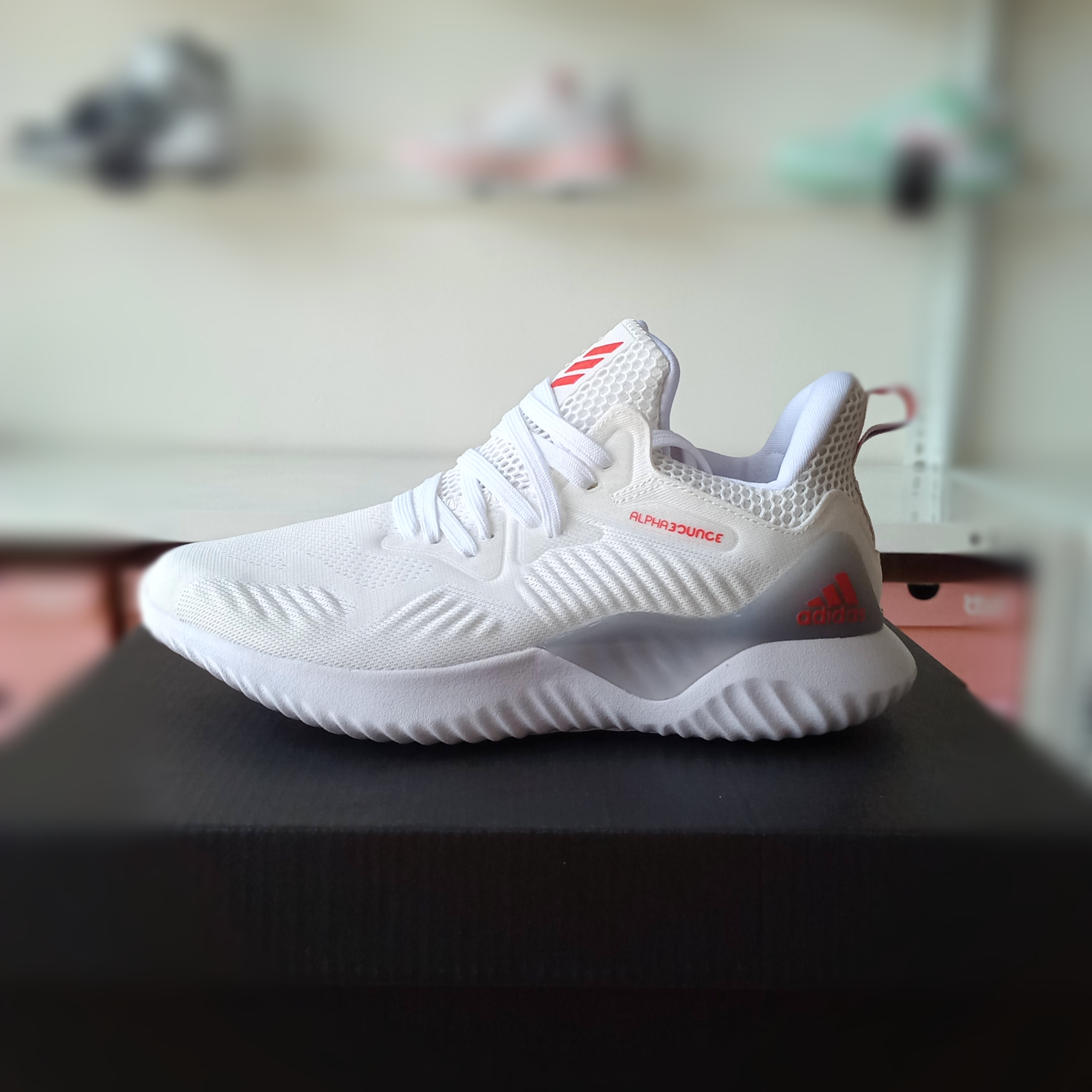 Giày Adidas Alphabounce Beyond trắng xám