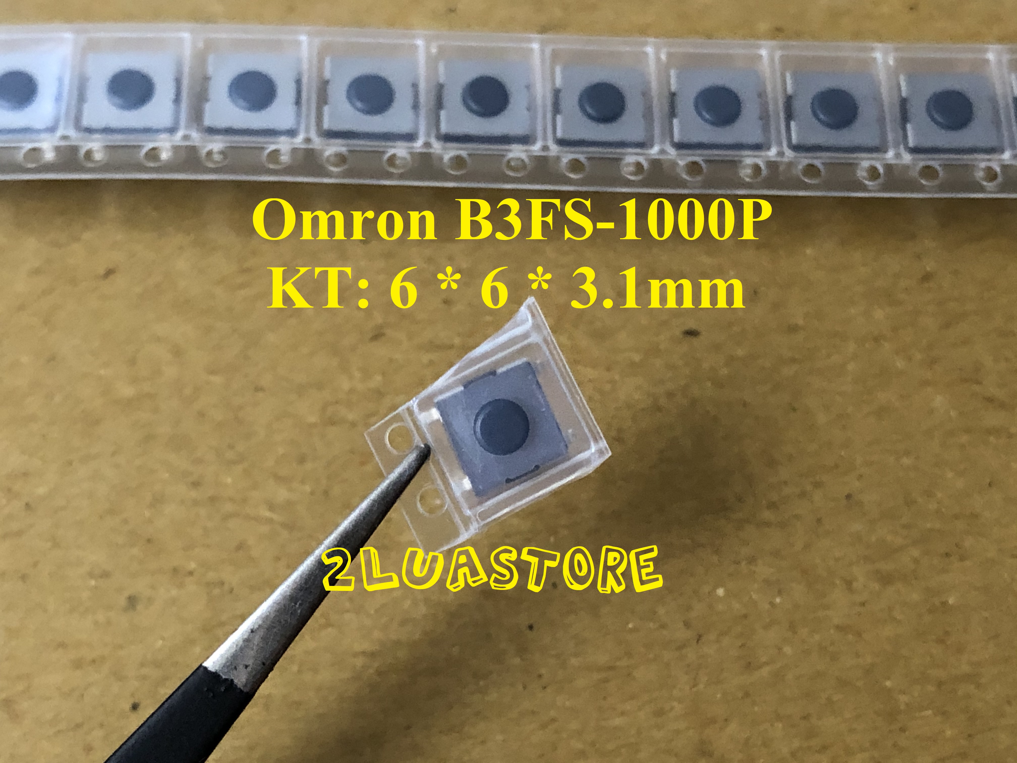 Nút click chuột giữa Omron B3FS-1000P  6 * 6 * 3.1mm dùng cho chuột Logitech, Microsoft (made in Japan)