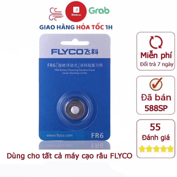 Lưỡi dao cạo râu FLYCO FR6 FR8 (1 lưỡi) thay thế cho tất cả các máy cạo râu FLYCO giá rẻ