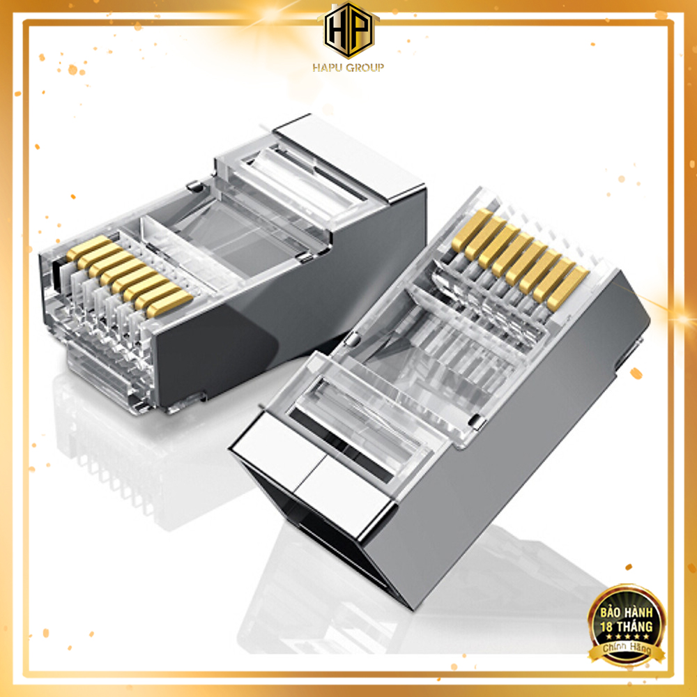Túi 50 hạt mạng rj45 ugreen 50247 chuẩn cat6 cao cấp - hapugroup