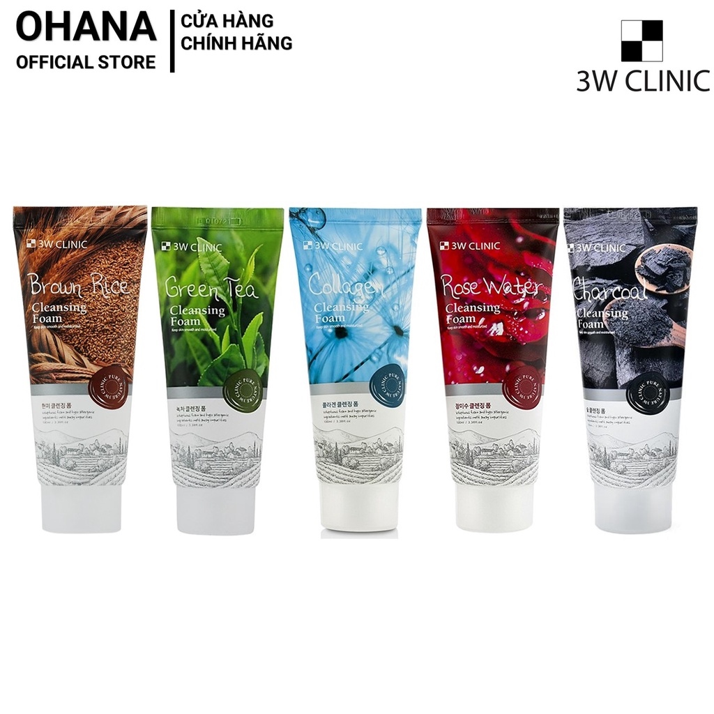 △  Sữa Rửa Mặt 3W Clinic Cleansing Foam (100ml)