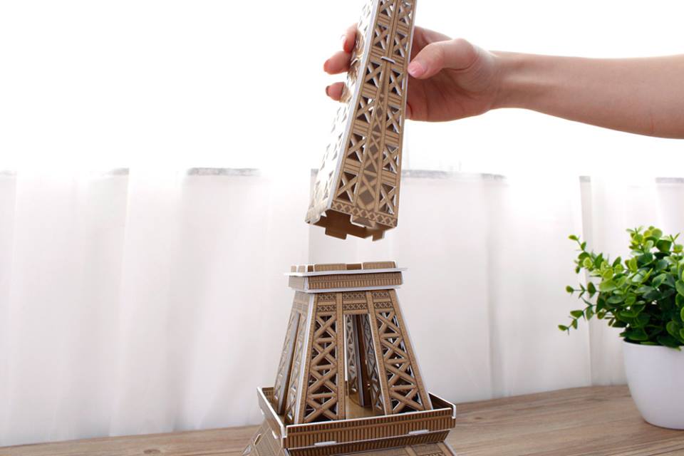 Mô hình giấy 3D CubicFun - Eiffel Tower (France) C044h