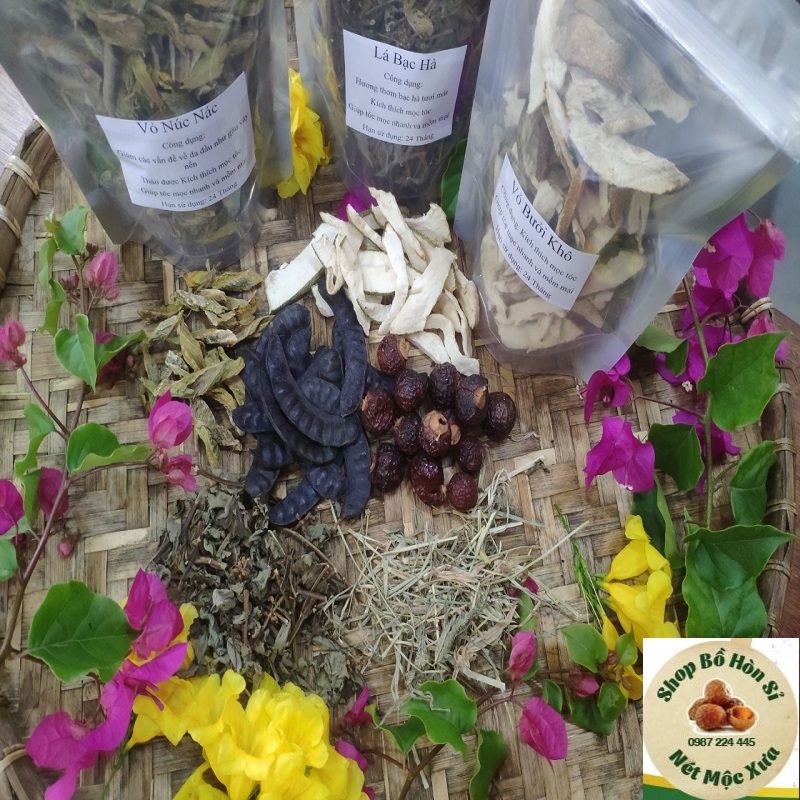 Lá Bạc Hà Gội Đầu 100g