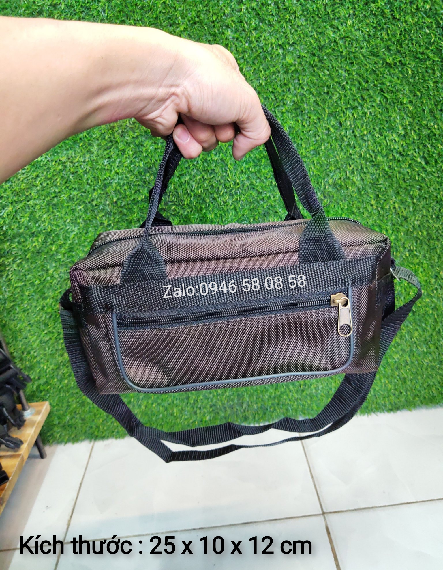 Túi đựng đồ nghề Mini-Brown03 hàng dầy cao cấp