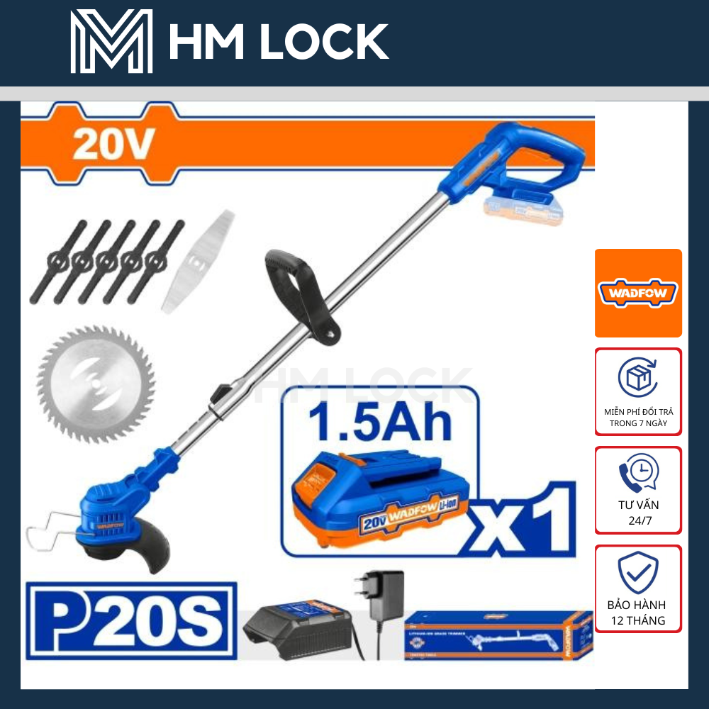 Máy cắt cỏ dùng pin lithium-ion 20v - hàng chính hãng