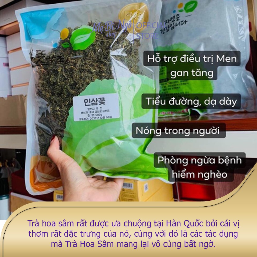 [ SALE GIÁ GỐC] TRÀ HOA SÂM HÀN QUỐC túi 500gr - Cam kết hàng