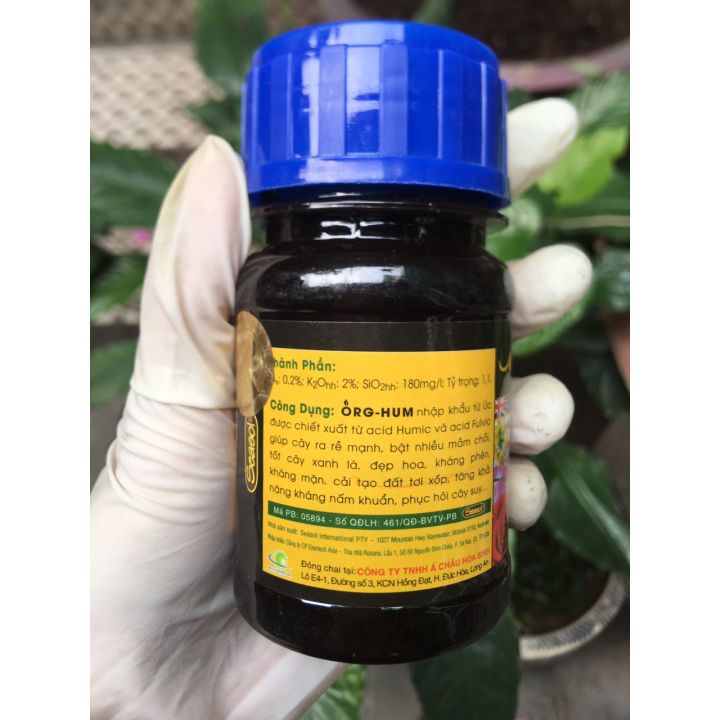 Phân Bón ORG HUM - Bung Rễ, Bật Mầm (chai 100ml)