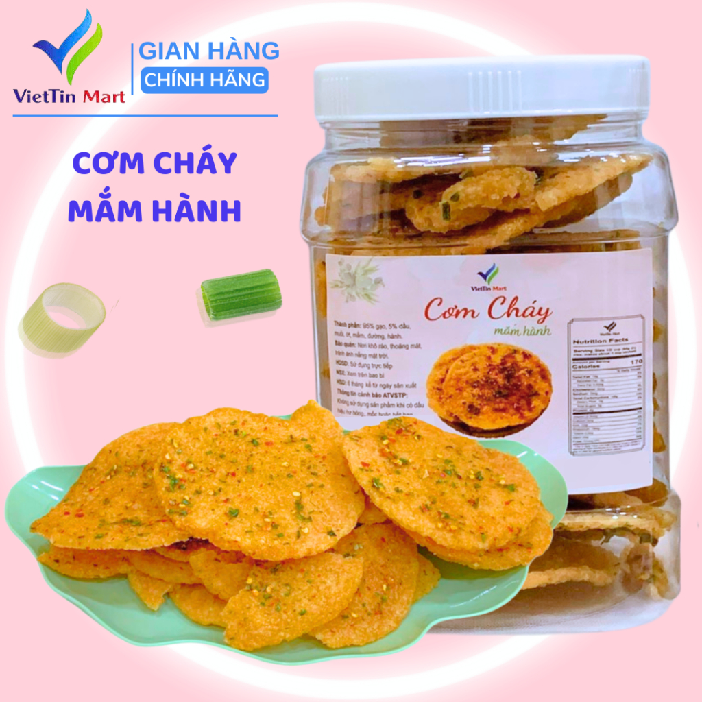 Cơm Cháy Mắm Hành Bể VIETTINMART 500G