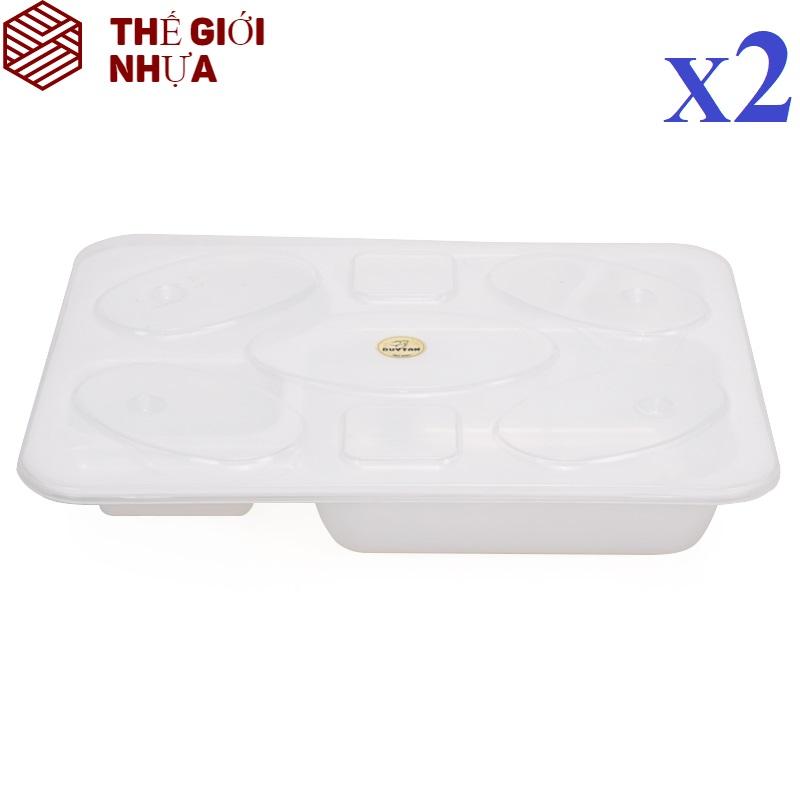 [HCM]Combo 2 Khay Cơm Lớn Duy Tân (32 x 26 x 6 cm) No.758