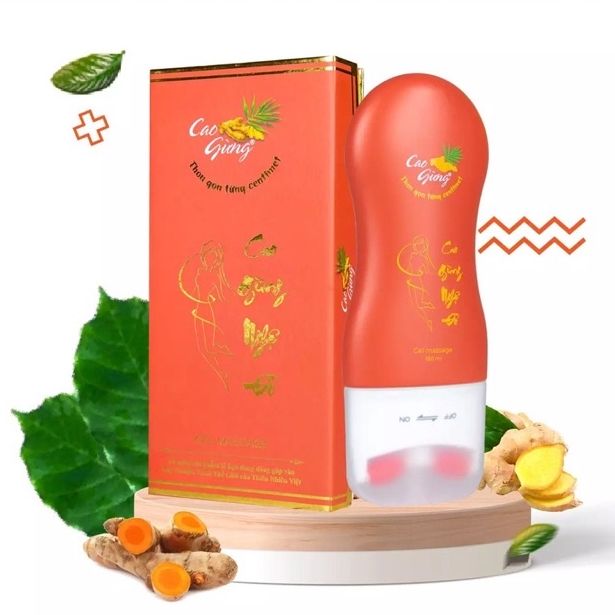Cao gừng tan mỡ dạng thanh lăn (180ml) - Giúp đánh tan mỡ, thon gọn từng Centimet.