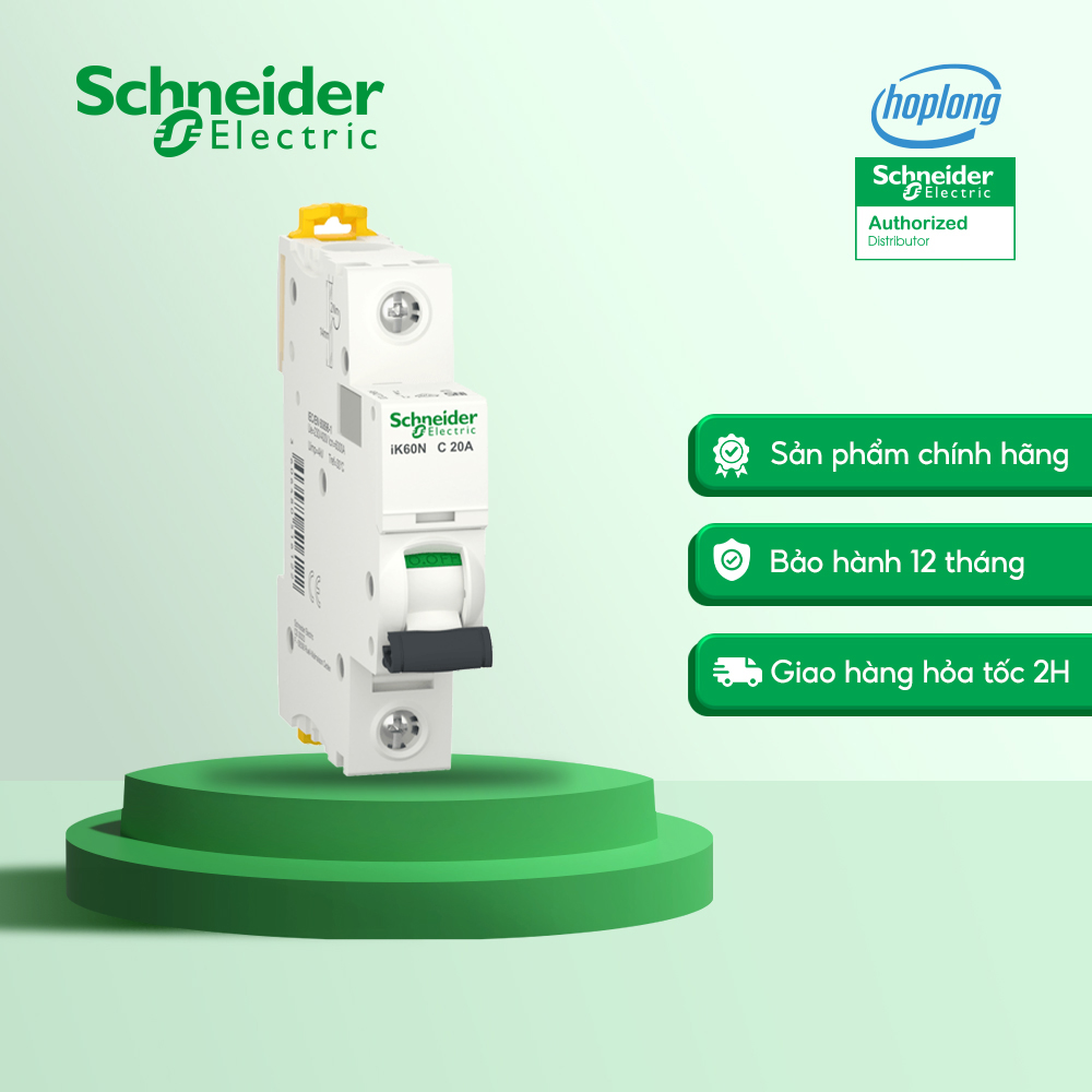 Cầu dao tự động acti 9 ik60 1p schneider a9k24140 a9k24150 a9k24163