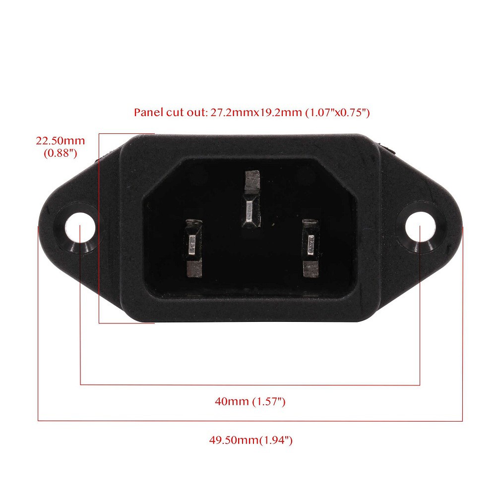 Jack Nguồn Ac 3 Chân 10A 250Ac