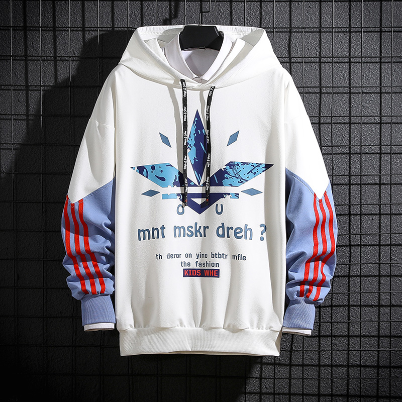 [ Voucher Giảm 50% ] Áo Hoodie Nam Dài Tay Có Mũ Họa Tiết Hình Thoi Phá Cách In Chữ Phối Màu Cá Tính Trẻ Trung Năng Động Shiny Sunday MEN TOP 147