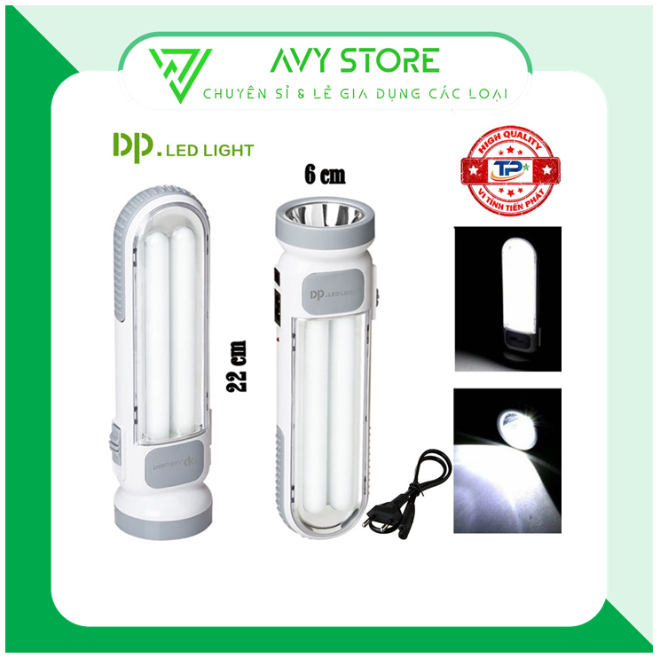 ĐÈN PIN LED SẠC CẦM TAY ĐA NĂNG DP 7102