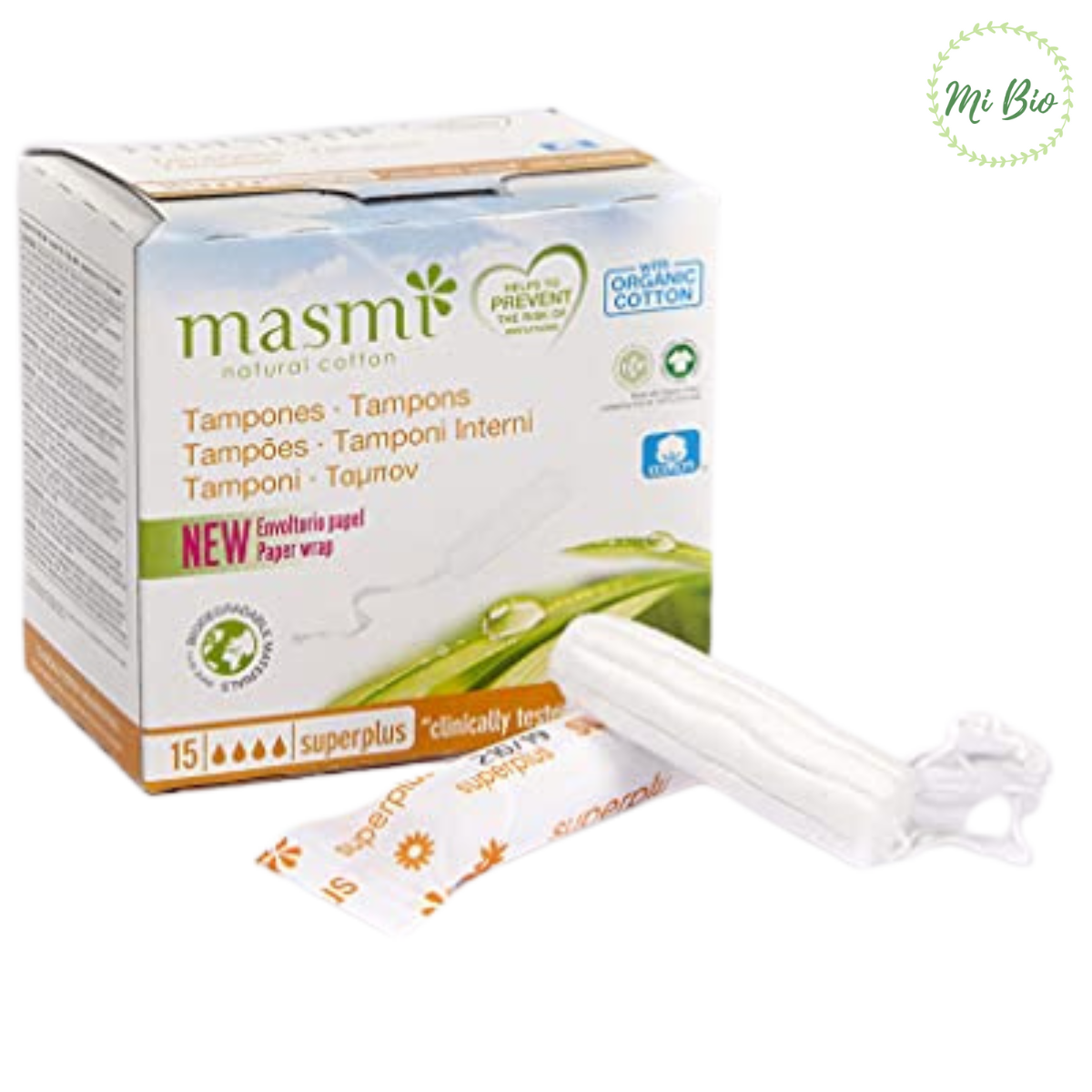Pad without Push 2 - 3 - 4 organic drops (masmi)