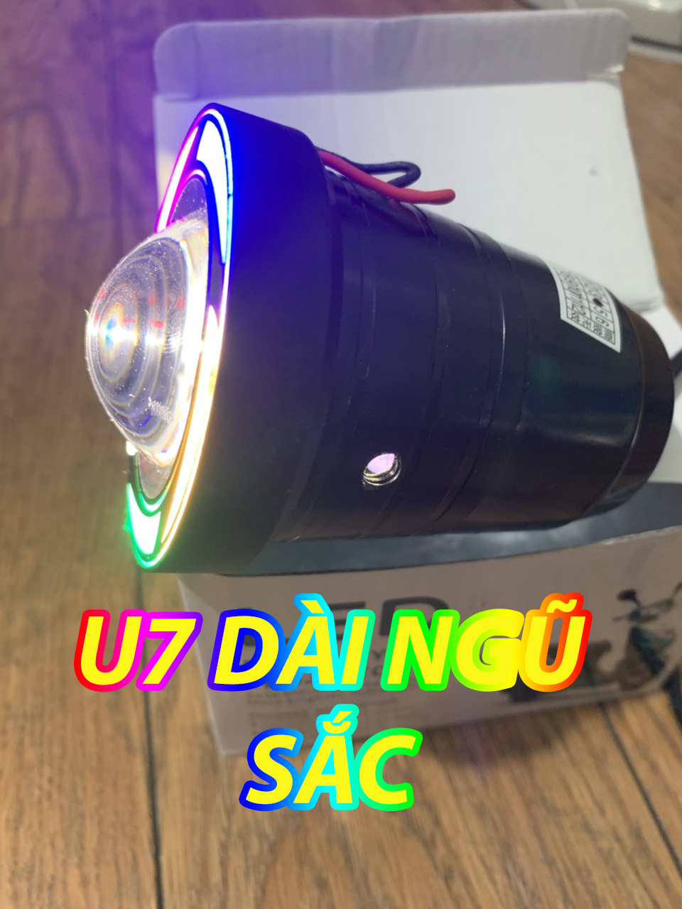 ĐÈN  LED U7 NGŨ SẮC LẮP MĂT CÚ EXCITER, WINNER - GIÁ 1 CHIẾC