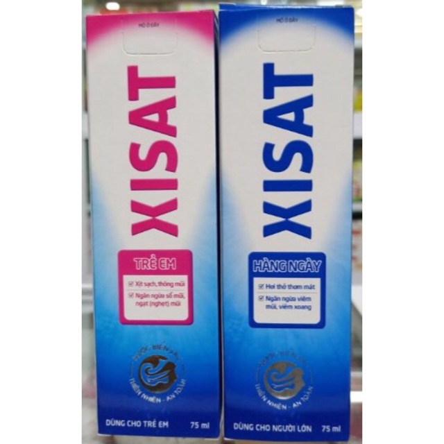 Nước biển sâu Xisat - 75ml - xịt sạch Thông mũi