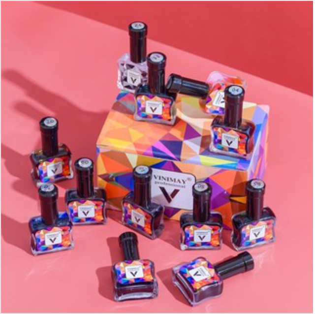 [HCM]Nail set cồn loang 12 chai Vinimay