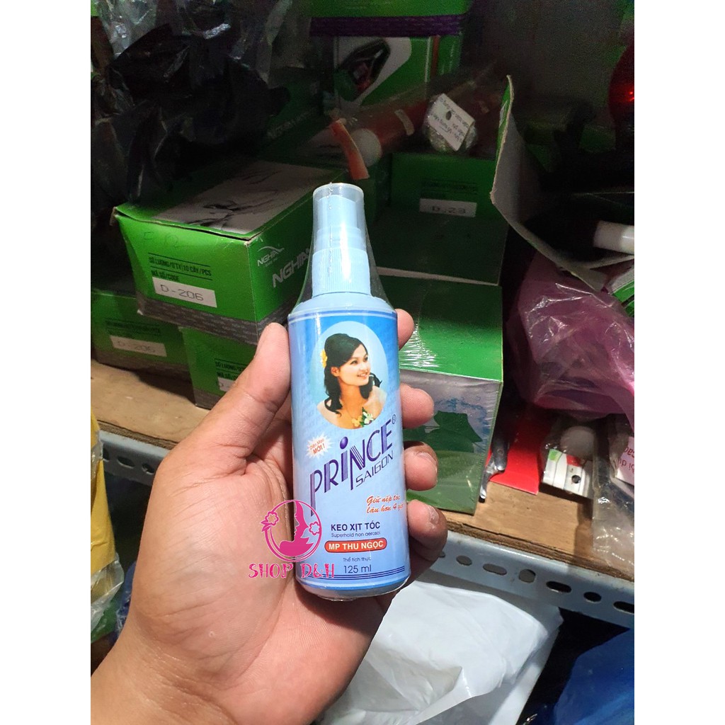 Keo Xịt Tóc Prince Saigon 125Ml ( Thu Ngọc )| - 125Ml
