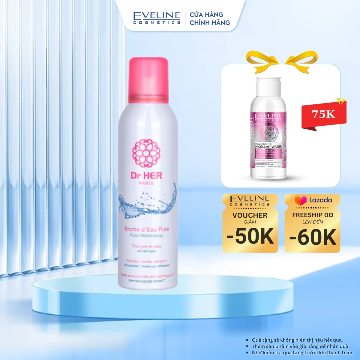 Xịt khoáng Dr HER Paris 150ML