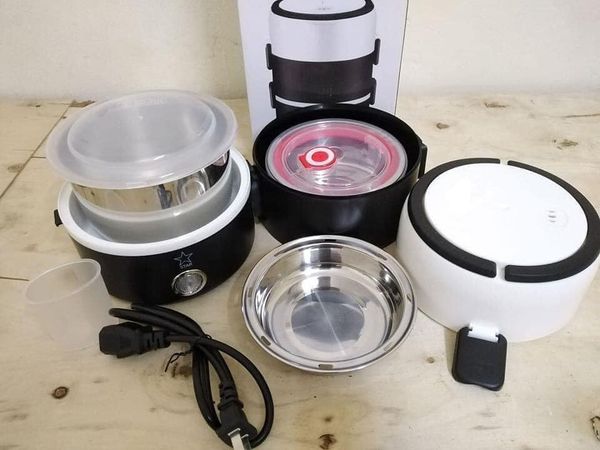 sỉ, lẻ HỘP CƠM VĂN PHÒNG CẮM ĐIỆN ( TẶNG MÓC DÍNH TƯỜNG 10K )