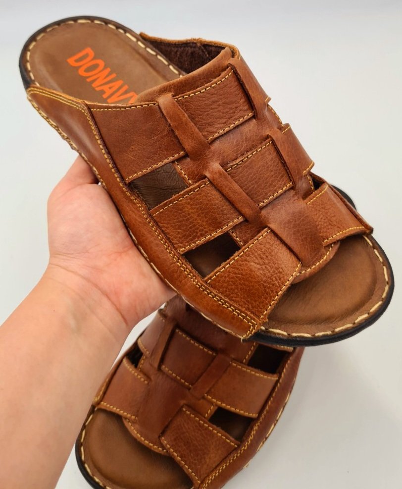 DÉP DA BÒ 100% CAO CẤP - SHOP KINSON