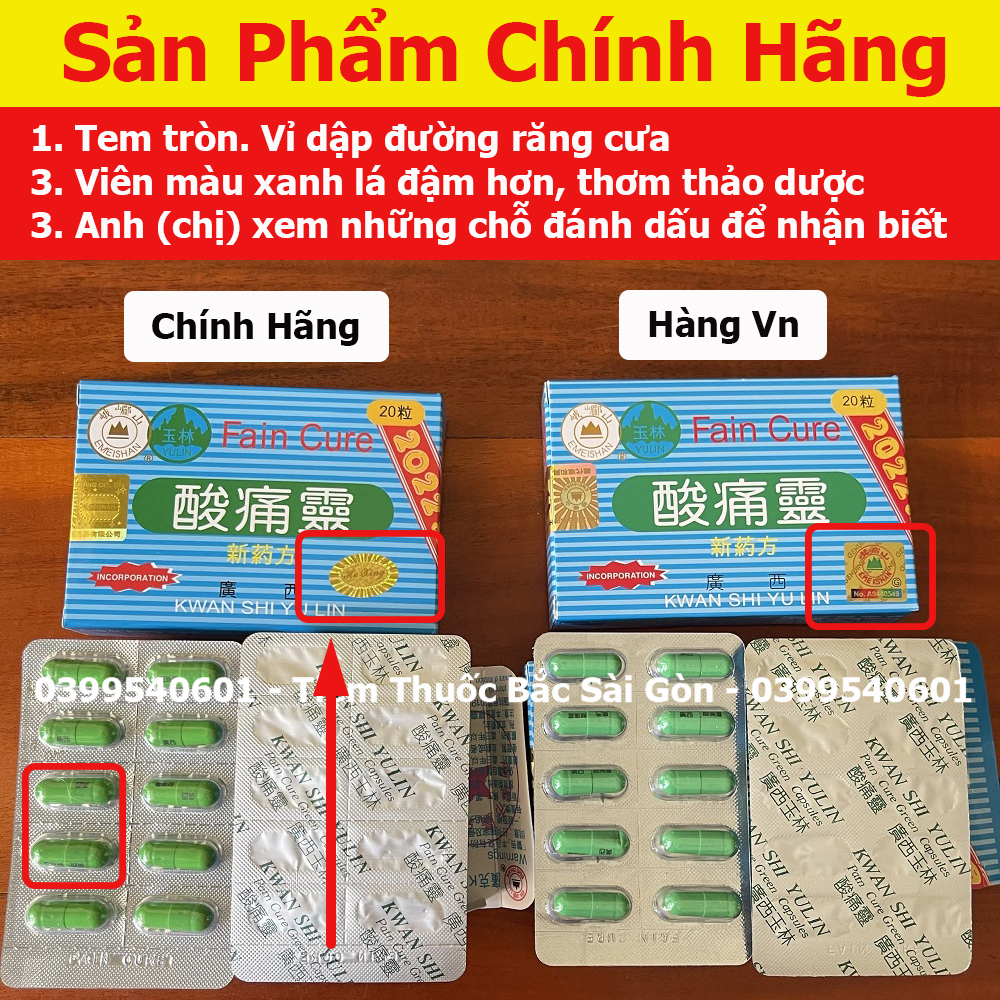 Toan Thống Linh Hộp 20 viên - Fain Cure