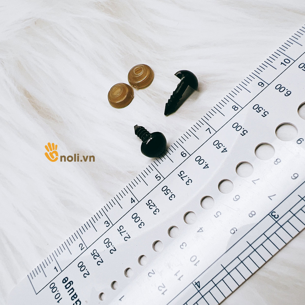 Mắt thú xoắn có chốt (gói 10 đôi)