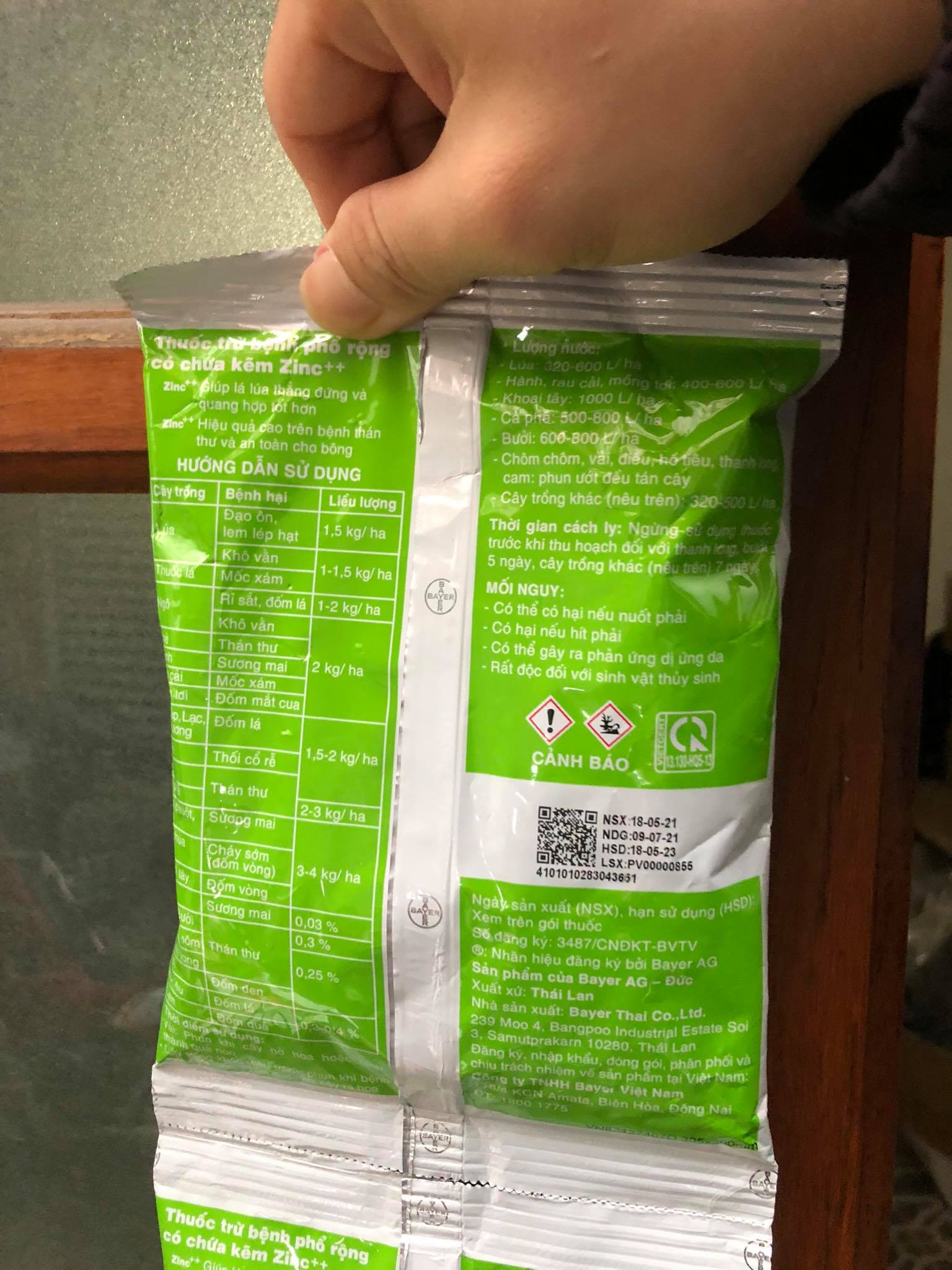 CHẾ PHẨM TRỪ NẤM ANTRACOL