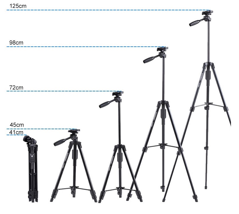 CHÂN MÁY ẢNH TRIPOD YUNTENG VCT-5208
