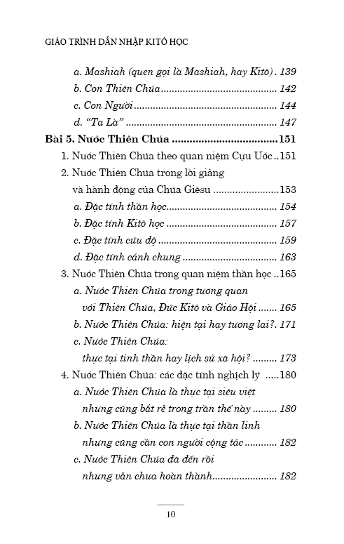 GIÁO TRÌNH DẪN NHẬP KITÔ HỌC