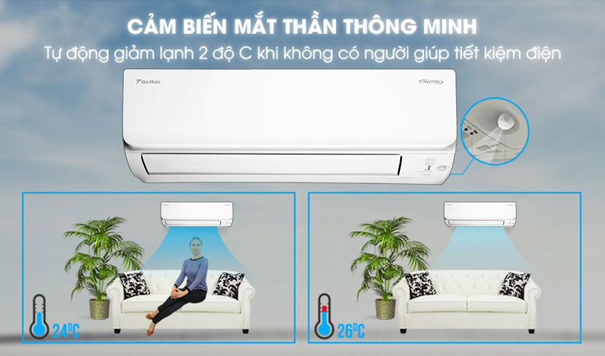 [TRẢ GÓP 0%] Điều hòa Daikin 9000 BTU 1 chiều inverter FTKB25ZVMV (Giá áp dụng giao tại HN, HCM& các tỉnh liên hệ shop)
